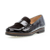 GABOR Sort lak/ruskind loafer,