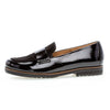 GABOR Sort lak/ruskind loafer,