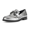 GABOR Sølv metallic loafer  m mørkt bidsel,