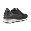 GABOR Sort skind + stretch sneaker vidde K,