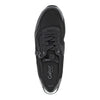 GABOR Sort skind + stretch sneaker vidde K,