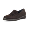 GABOR Brun ruskind loafer,