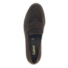 GABOR Brun ruskind loafer,