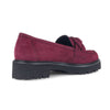 GABOR Aubergine ruskind loafer,