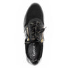 GABOR sort skind/ruskind sneaker med lak,