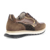 GABOR Brun+guld+dyr skind ruskind sneaker,