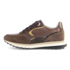 GABOR Brun+guld+dyr skind ruskind sneaker,